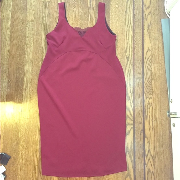 ASOS Maternity Burgundy Dress