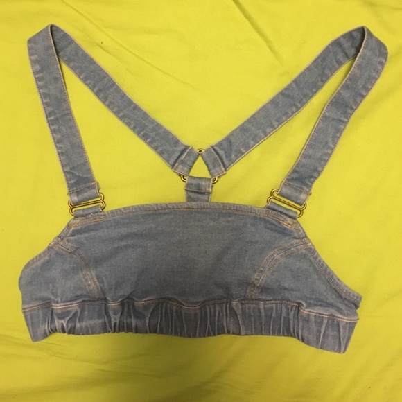 Cute Denim Bra Top