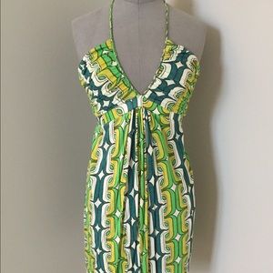 T-Bags Los Angeles Halter Dress-Cotton-Small