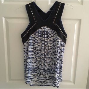 Anthropologie blue tank
