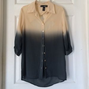 Ombré buttoned down