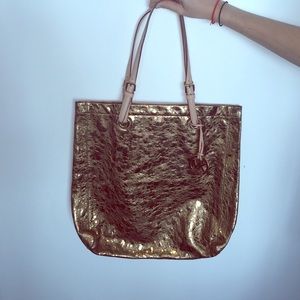 Metallic Gold Michael Kors Shoulder Bag✨