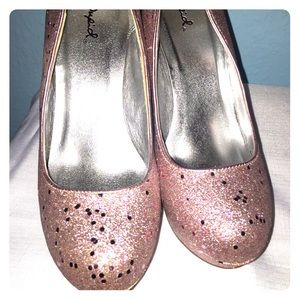 Sexy Rose Sparkle Heels