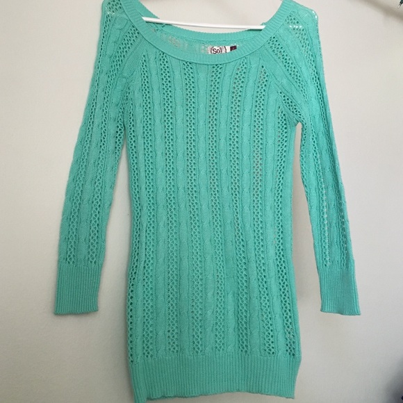 Turquoise sweater