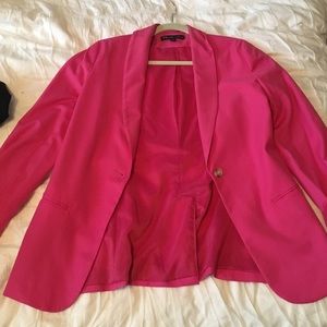 Hot pink blazer by Elizabeth and James