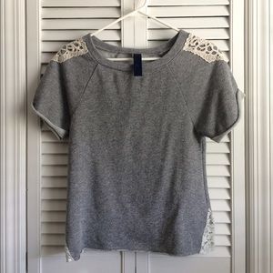 Francesca's Blue Rain Sweatshirt Size Small $19