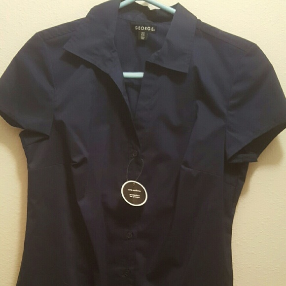 NEW WITH TAGS George button down blouse