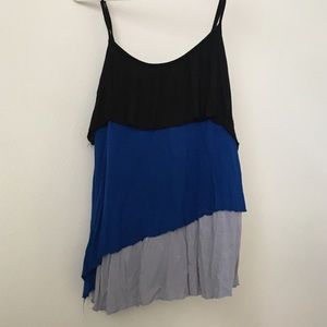 Three layer tank top