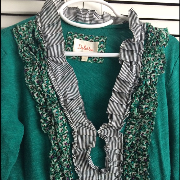 Deletta Top from Anthropologie Size XXSP $8 - Picture 2 of 3