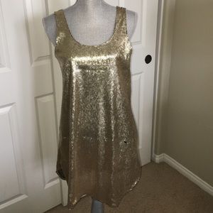 Zara Gold Sequence Dress