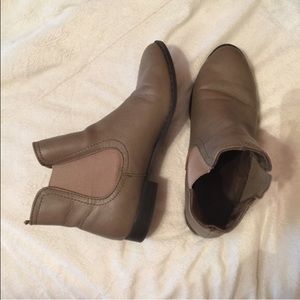 Brown Booties Wide Width