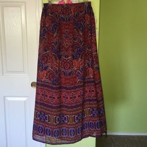 Boho Maxi Skirt