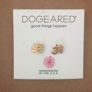 Dogeared Om earrings