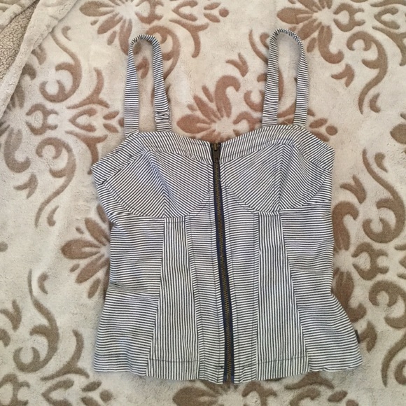 Striped Kendal and Kylie shirt