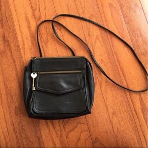 FOSSIL Genuine Leather Crossbody Purse