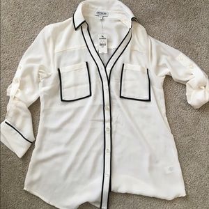 Express sheer blouse