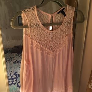 Open back Light Pink Forever 21 top