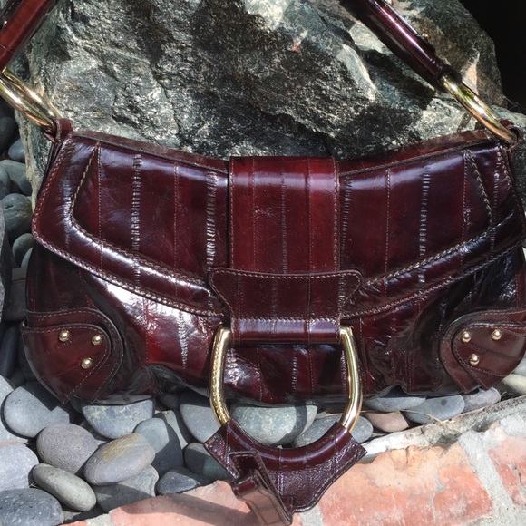 Dolce & Gabbana Handbags - Dolce & Gabbana eel leather brown tote