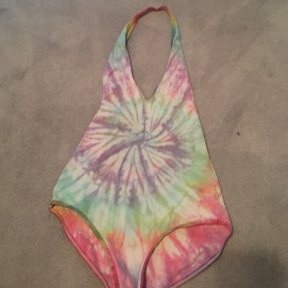 Rainbow body suit