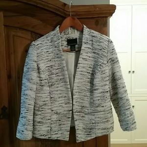 Short blazer dress jacket  with 3/4 sleeves