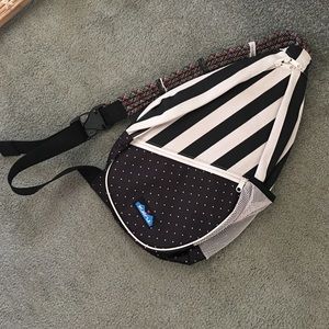 KAVU Paxton rope sling bag - polka dot stripe