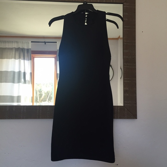 Black Scuba Mini Dress