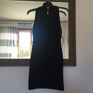Black Scuba Mini Dress