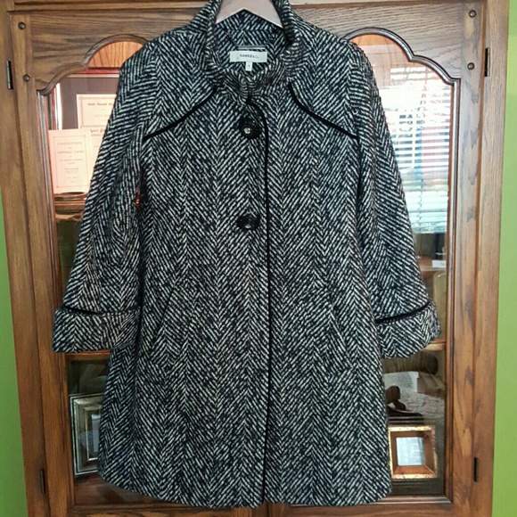 NWOT Hawke and Co Black Label Wool Coat