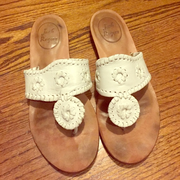 Jack Rogers Sandals White