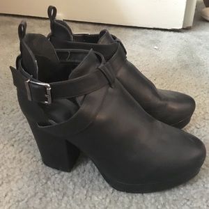 ASOS Buckle Ankle Boots