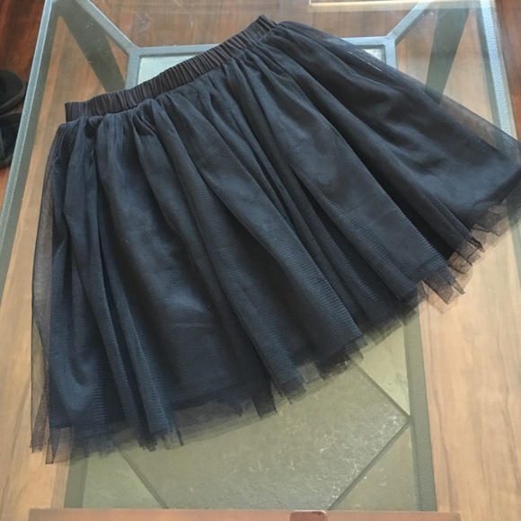 Black short tutu skirt