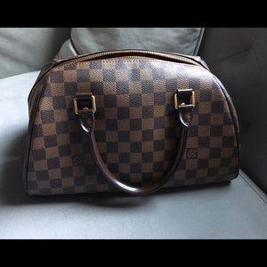 Authentic Louis Vuitton damier canvas  Ribera bag