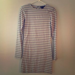 French Connection striped knit mini dress