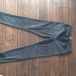 Army green high waisted jeggings