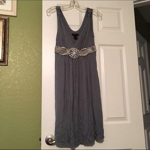 🎉🎉SOLD🎉🎉🎉BCBG SLEEVELESS DRESS - GRAY