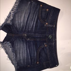 American Eagle High Waisted Denim Shorts