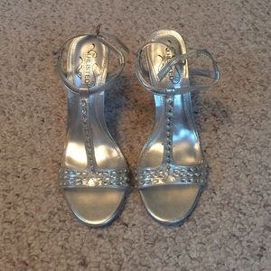 Unlisted a Kenneth Cole Production silver heels