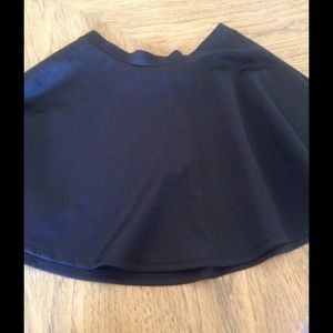 Black skater skirt