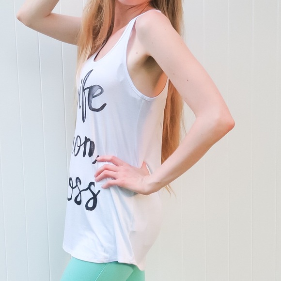 • Wife Mom Boss Tank • - Picture 2 of 3