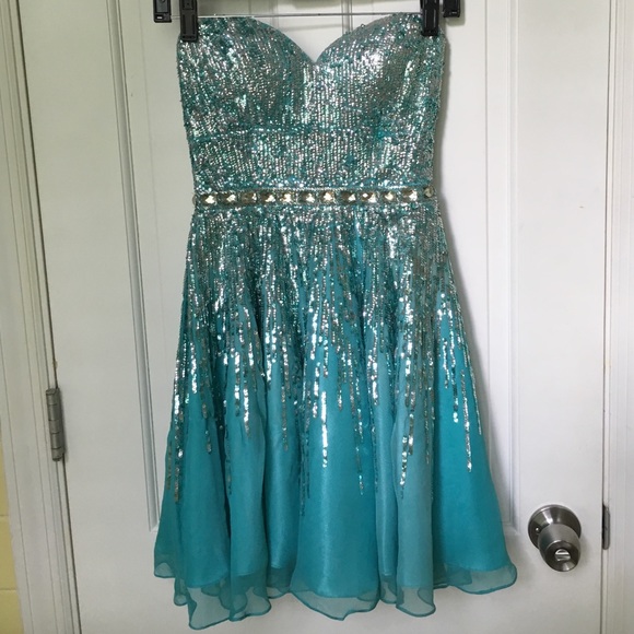 Sherri Hill strapless dress