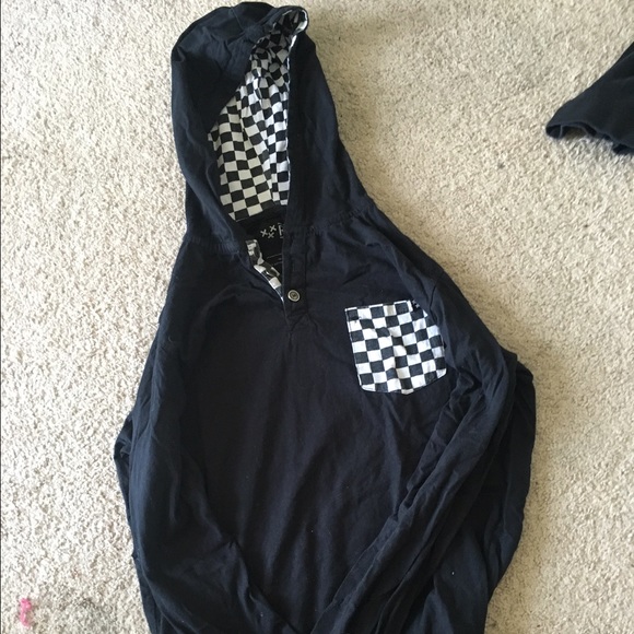 Black & White checkered Hoodie