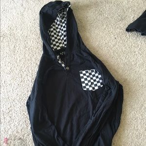 Black & White checkered Hoodie