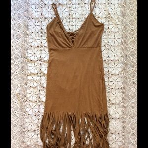 Baddie fringe dress