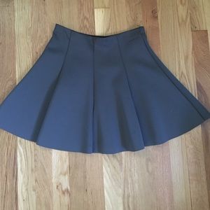 Flared Gray Skirt