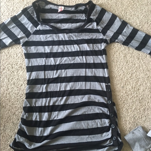 Stripped Long shirt medium sleeves