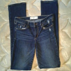 A&F distressed jeans
