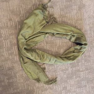 Olive green scarf