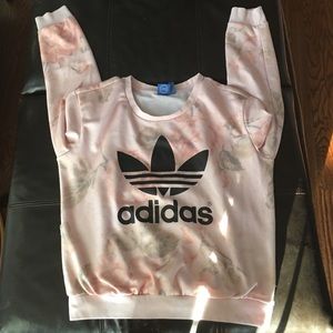 Adidas Pastel Rose crewneck