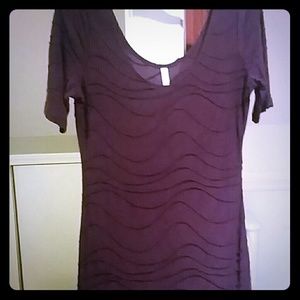 BRAND NEW WITH TAGS DARK PURPLE DRESS