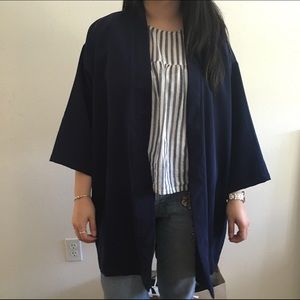 American Apparel Kimono Navy